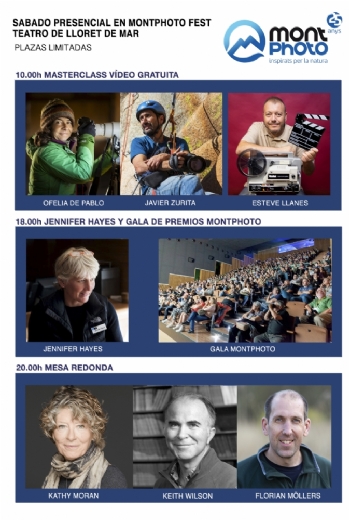 Disfruta del 25 aniversario de MontPhoto en Lloret. Un sbado completo de actos presenciales