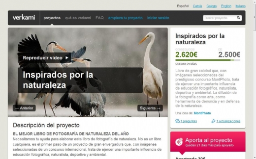 Respuesta de Verkami extraordinaria. Seguir con las aportaciones.